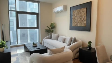 Living room, Seating area, air conditioner