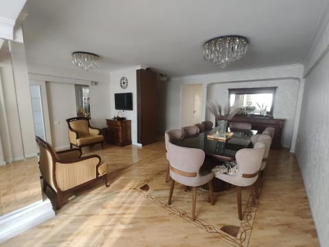 Living room, Seating area, Dining area