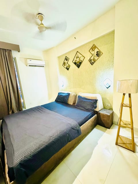 Bed, Bedroom, air conditioner