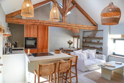 Kitchen or kitchenette, Living room, Dining area
