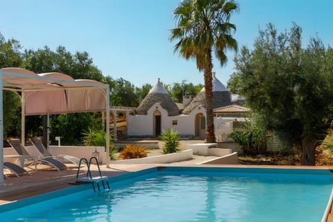 Property building, Living room, Swimming pool