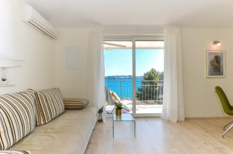 Living room, Seating area, Sea view