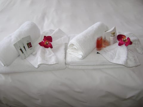 Decorative detail, towels