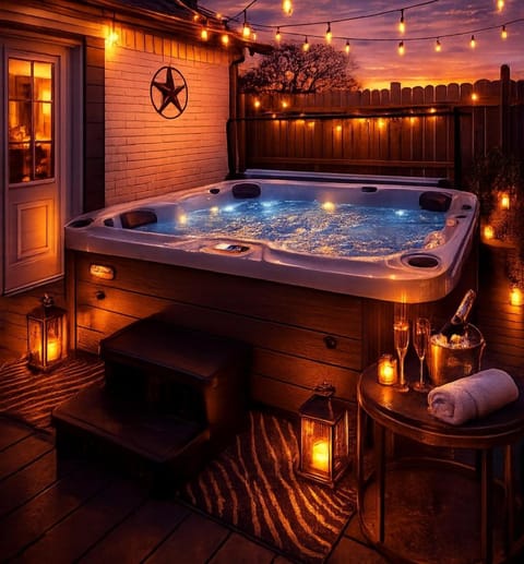 Night, Hot Tub