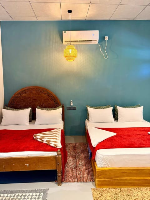 Bed, Bedroom, air conditioner