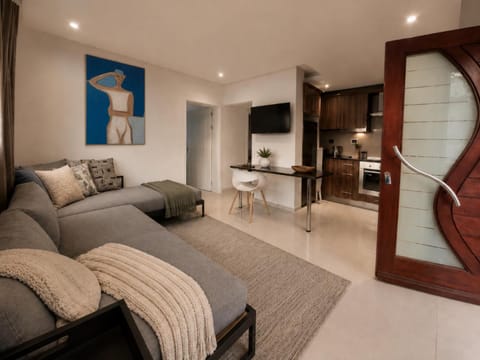 TV and multimedia, Kitchen or kitchenette, Living room, Photo of the whole room, Seating area, Evening entertainment
