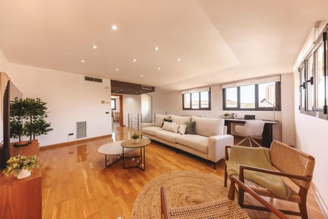 Living room, air conditioner
