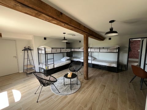 Photo of the whole room, Bedroom, bunk bed