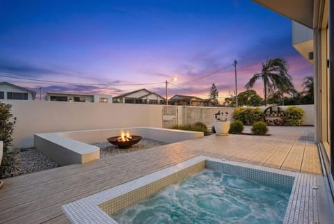 Night, Natural landscape, Hot Tub, Hot Tub, Sunset