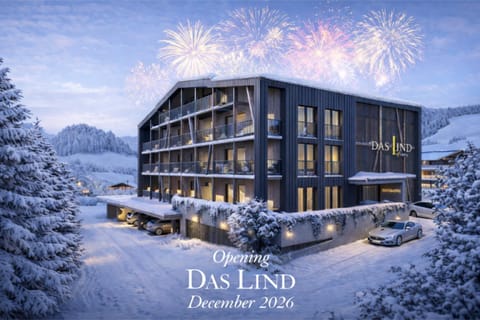 Property building, Natural landscape, Winter, Parking