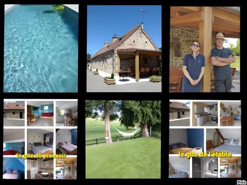 Property building, Living room, Swimming pool