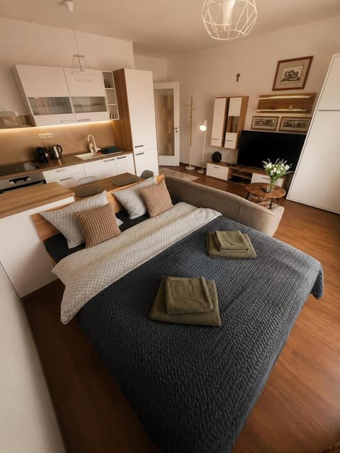 Kitchen or kitchenette, Photo of the whole room, Bedroom, towels