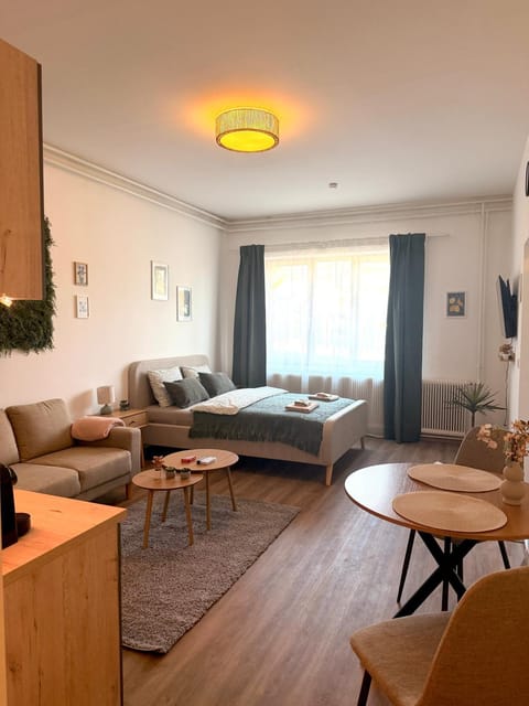 Bed, Living room, Photo of the whole room, Seating area, Dining area, Bedroom