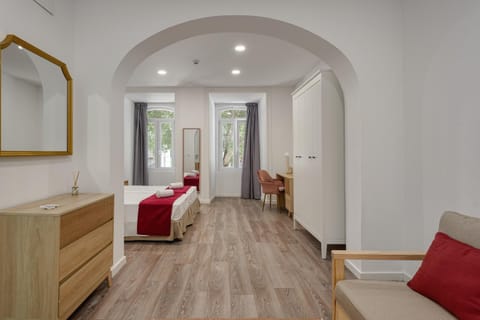 Bed, Seating area, Bedroom, wardrobe