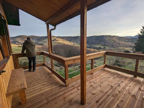 Day, Natural landscape, View (from property/room), Balcony/Terrace, Mountain view