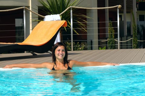 Swimming pool, children, Open Air Bath, Family