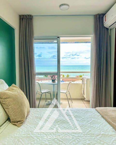 Bed, Natural landscape, View (from property/room), Balcony/Terrace, Photo of the whole room, Dining area, Bedroom, Sea view