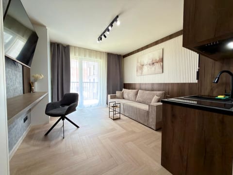 TV and multimedia, Kitchen or kitchenette, Living room, Seating area