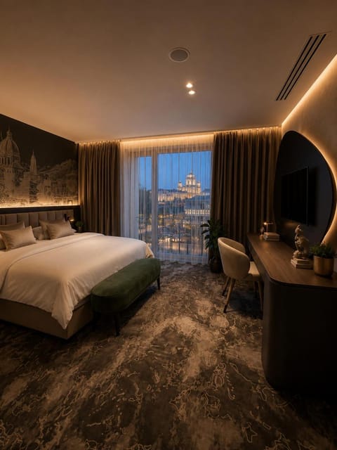Photo of the whole room, Bedroom