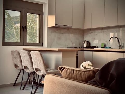 Kitchen or kitchenette, Living room