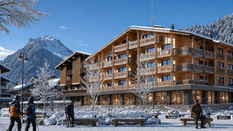 Property building, Day, Natural landscape, Winter, Mountain view