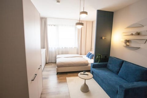 Bed, Living room, Photo of the whole room, Seating area, Bedroom