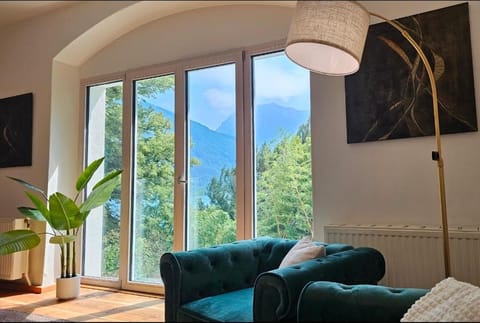 Natural landscape, Living room, Seating area, Lake view, Mountain view