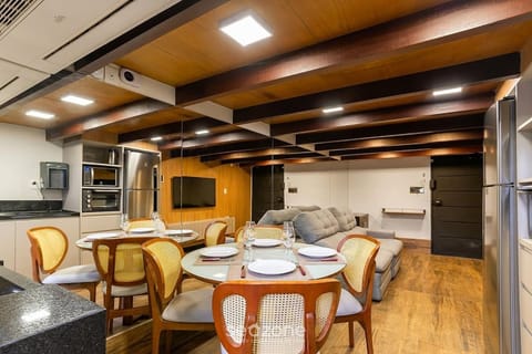 Kitchen or kitchenette, Living room, Dining area