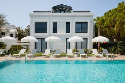 Property building, Day, Garden, Garden view, Pool view, Swimming pool, sunbed