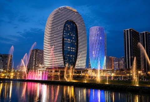 Property building, Night, City view, Lake view, River view