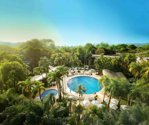 Natural landscape, Bird's eye view, Pool view, Swimming pool, Sunrise