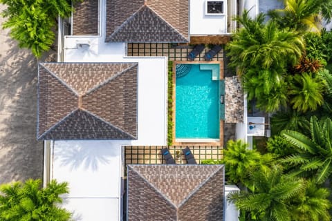 Property building, Day, Bird's eye view, Garden, Garden view, Pool view, Swimming pool, Swimming pool, sunbed