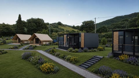 Property building, Natural landscape, Garden, Garden view