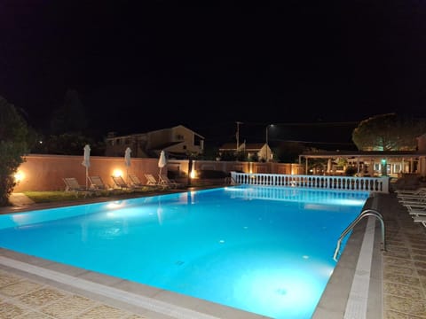 Night, Swimming pool