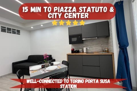 Kitchen or kitchenette, Text overlay