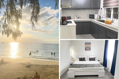 Kitchen or kitchenette, Beach, Bedroom