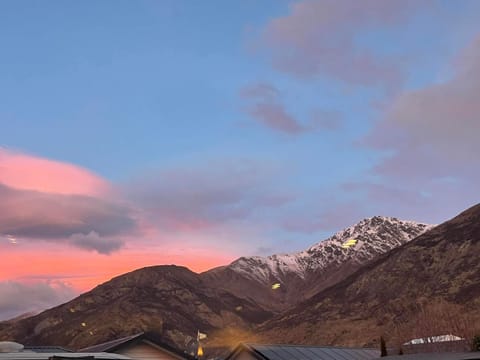 Natural landscape, Mountain view, Sunset