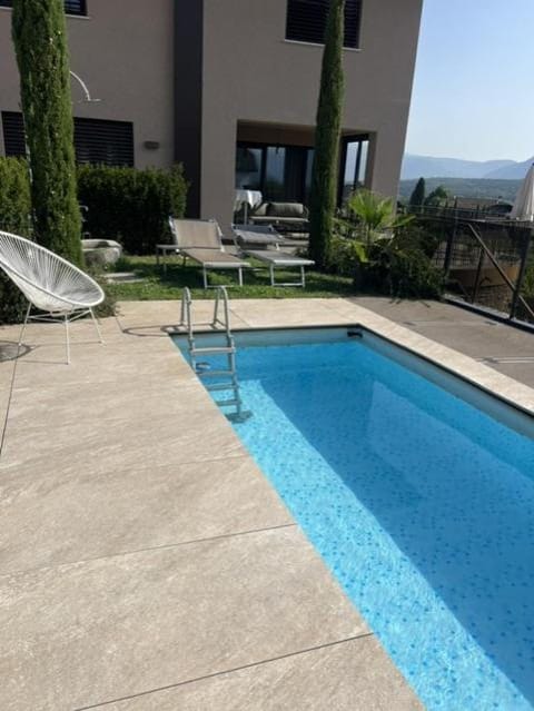 Natural landscape, Swimming pool, sunbed