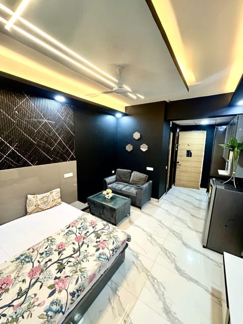 Bed, Bedroom, air conditioner