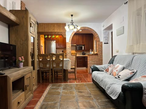 Living room, kitchen