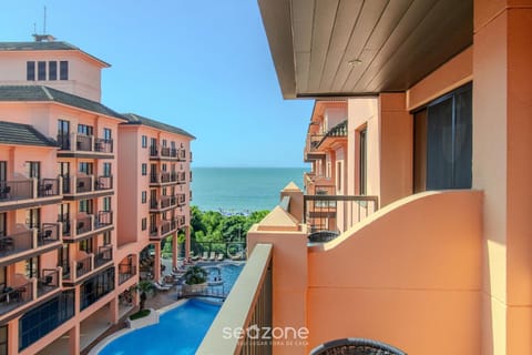 Balcony/Terrace, Pool view, Sea view