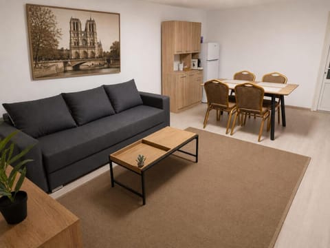 Kitchen or kitchenette, Living room, Dining area