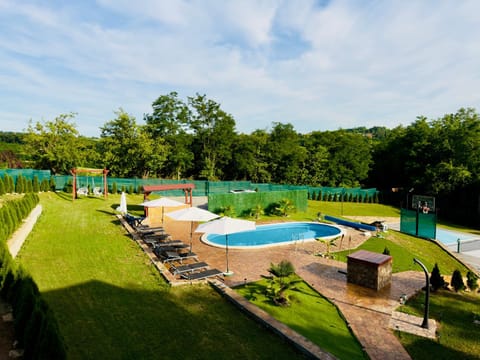 Natural landscape, Pool view, Swimming pool, Swimming pool