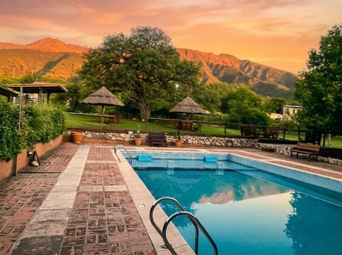 Nearby landmark, Spring, Day, Natural landscape, Mountain view, Pool view, Swimming pool, Sunrise, Sunset, sunbed