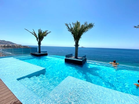 Pool view, Sea view, Swimming pool