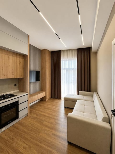 TV and multimedia, Kitchen or kitchenette, Living room, Seating area