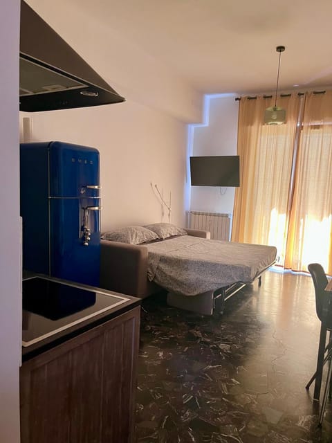 Bed, TV and multimedia, Kitchen or kitchenette, Photo of the whole room, Dining area, Bedroom