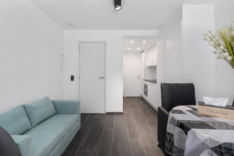 Kitchen or kitchenette, Living room, Dining area