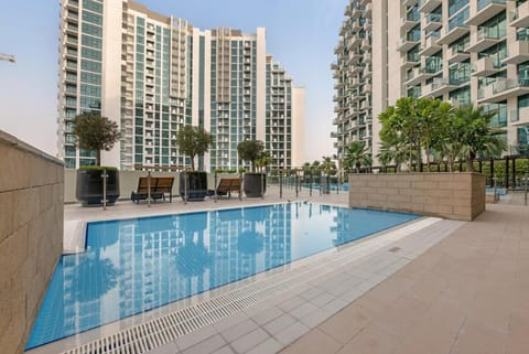 Property building, City view, Pool view, Swimming pool