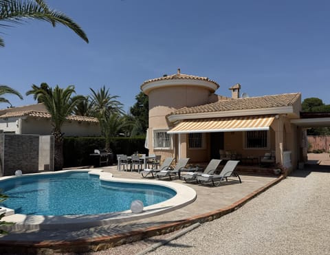 Property building, Living room, Swimming pool